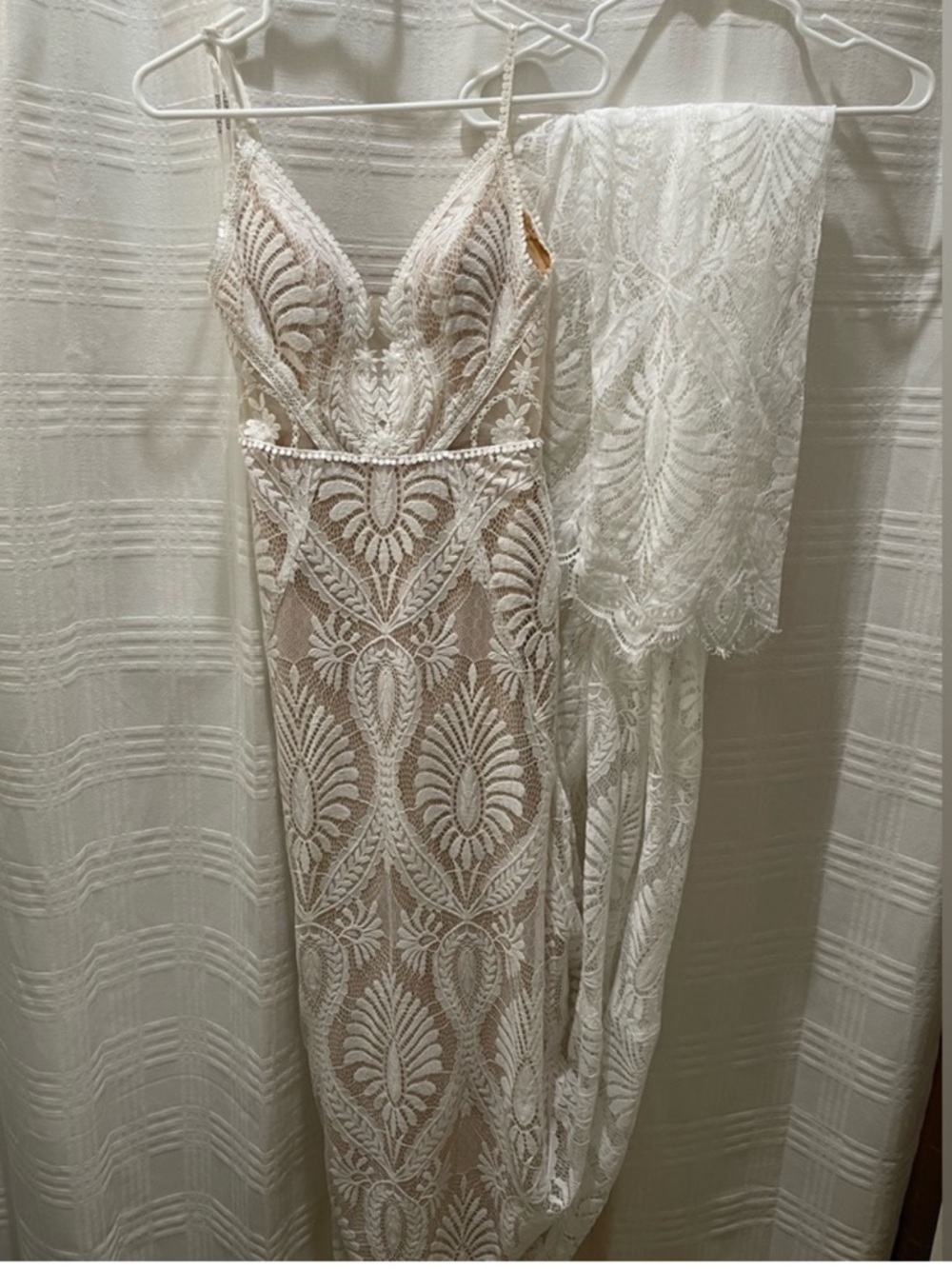 RISH Pandora wedding dress bohemian wedding dress lace dress v-neck open back